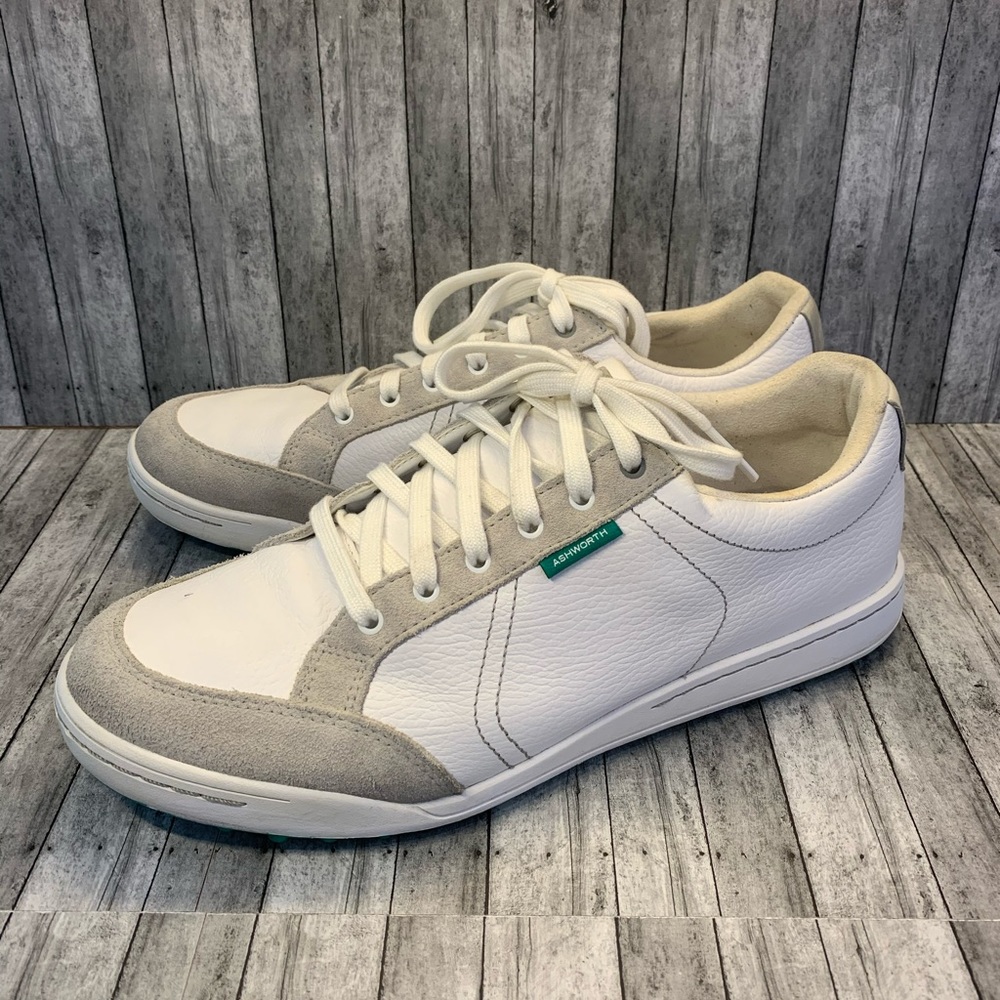 Ashworth Cardiff Leather Golf Spikeless 11.5 Shoe